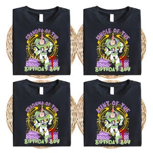 Buzz Lightyear Birthday Boy Shirt, Toy Story Family Matching Tee image 3