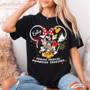 Disney Making Magical Memories T-Shirt, Mickey & Friends Shirt, Custom Magic Kingdom Hoodie, Disneyland Family Trip Sweatshirt image 3