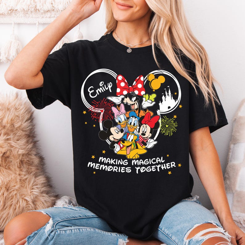 Disney Making Magical Memories T-Shirt, Mickey & Friends Shirt, Custom Magic Kingdom Hoodie, Disneyland Family Trip Sweatshirt image 3