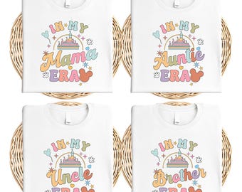 Disney In My Family Era Matching Shirt, Disney Magic Kingdom Shirt, In My Dad Era Tee, In My Mom Era Tee, Disneyland Family Vacation Sweater