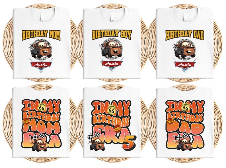 Tow Mater Birthday Boy Sweatshirt, Disney Cars Birthday Hoodie, Pixar Family Matching Birthday Sweat, Disneyland In My Birthday Era Shirt image 3