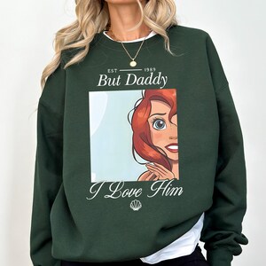 Camiseta "Pero papá, lo amo", camiseta de La Sirenita de Disney, sudadera vintage de la Princesa Ariel, camiseta de vacaciones para niñas en Disneyland imagen 4