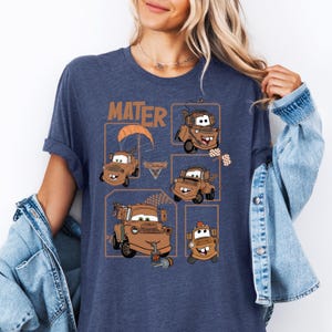 Camiseta Disney Tow Mater, camiseta Pixar Cars, camiseta familiar a juego de Cars, sudadera con capucha Disney para niños, sudadera de vacaciones familiares en Disneyland imagen 4