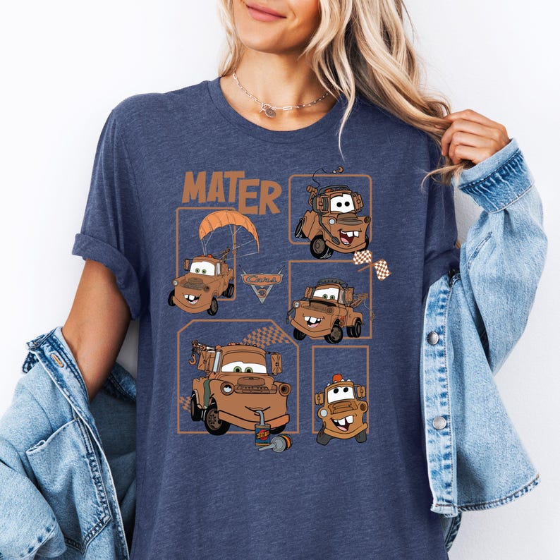 Camiseta Disney Tow Mater, camiseta Pixar Cars, camiseta familiar a juego de Cars, sudadera con capucha Disney para niños, sudadera de vacaciones familiares en Disneyland imagen 4