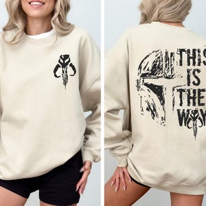 Sudadera "This Is The Way" de Star Wars, sudadera con capucha "The Mandalorian" de Disney, sudadera "Galaxy's Edge" de Star Wars, sudadera "Disneyland Family Vacation" imagen 1