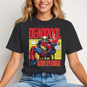Disney Deadpool Shirt, Marvel Anti Hero T-Shirts, Kids Comic Book Deadpool Tee, Disneyland Family Vacation Sweatshirt image 1