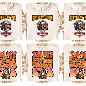 Tow Mater Birthday Boy Sweatshirt, Disney Cars Birthday Hoodie, Pixar Family Matching Birthday Sweat, Disneyland In My Birthday Era Shirt image 4