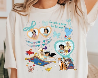 Princess Jasmine Bride Shirt, Aladdin Wedding T-Shirt, Bachelorette Honeymoon Vacation Sweatshirt