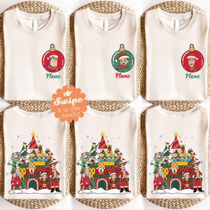 Christmas Toy Story Shirts, Disney Woody & Buzz Hoodie, Bo Peep And Jessie Tee, Family Holiday Gathering Sweatshirt image 1