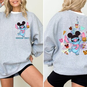 Camiseta de Disney Stitch, camiseta de Lilo & Stitch con temática de snacks de Disneyland, camisetas de Stitch para niños pequeños, sudadera para vacaciones familiares en Disneyworld. imagen 5