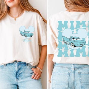 Disney Cars Family Shirt, Mama And Dada Matching T-Shirt, Lightning McQueen & Tow Mater Hoodie, Disneyland Group Vacation Sweatshirt image 4