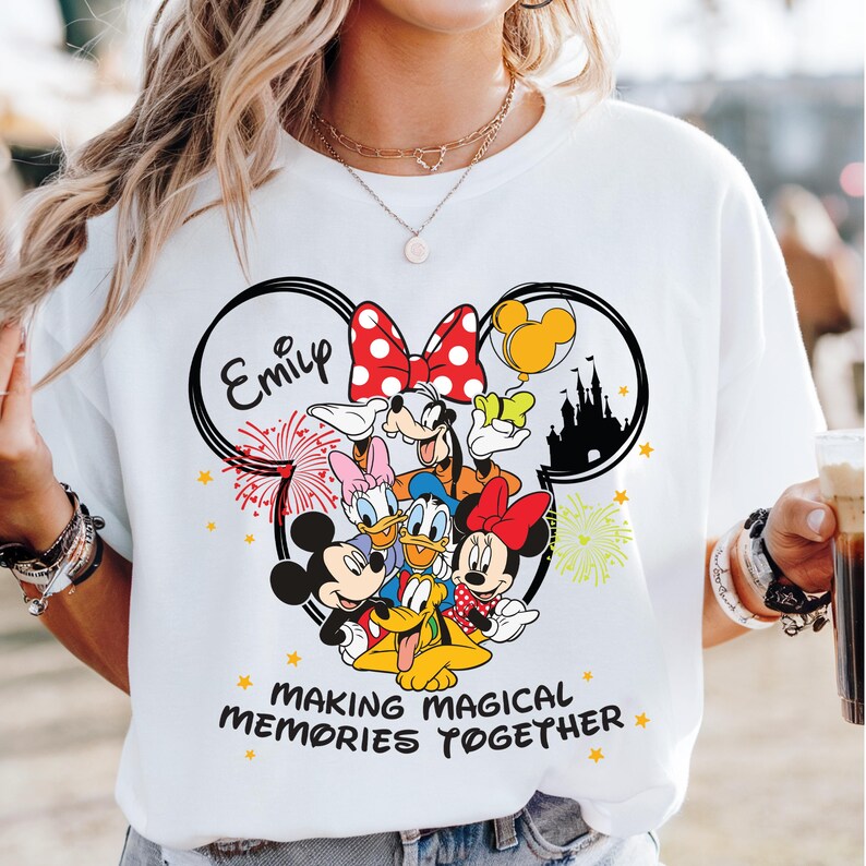 Disney Making Magical Memories T-Shirt, Mickey & Friends Shirt, Custom Magic Kingdom Hoodie, Disneyland Family Trip Sweatshirt image 2