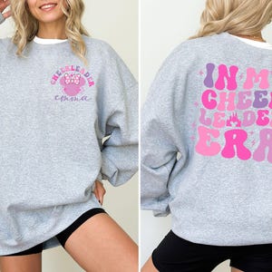 Sudadera de la era de las animadoras, sudadera con capucha del escuadrón de Minnie Mouse de Disney, camiseta de Disneyland 2026 imagen 4