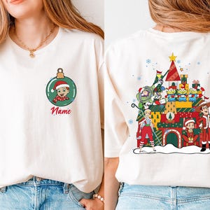 Christmas Toy Story Shirts, Disney Woody & Buzz Hoodie, Bo Peep And Jessie Tee, Family Holiday Gathering Sweatshirt image 4