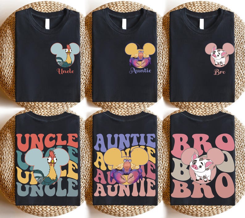 Moana Mama und Dada Passende Familien Shirts, Disneyland Urlaubsgruppe Sweatshirt Bild 2