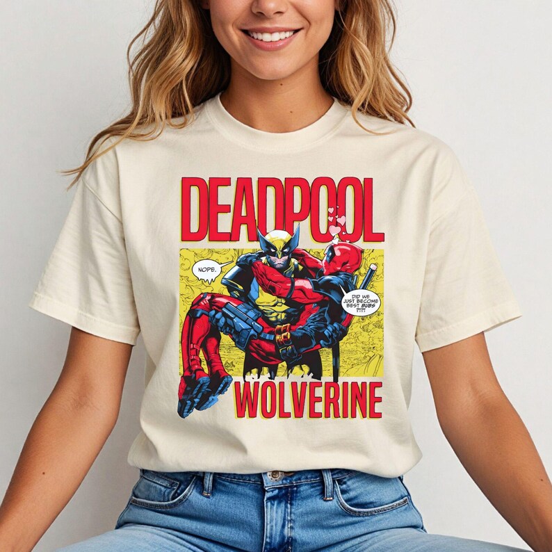 Disney Deadpool Shirt, Marvel Anti Hero T-Shirts, Kids Comic Book Deadpool Tee, Disneyland Family Vacation Sweatshirt image 2