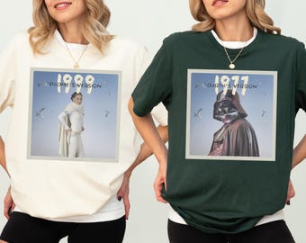 Star Wars Version Shirt, Darth Vader & Padme T-shirt, Galaxy's Edge Matching Hoodie, Star Wars Couple Tee, Disneyland Group Vacation Sweat