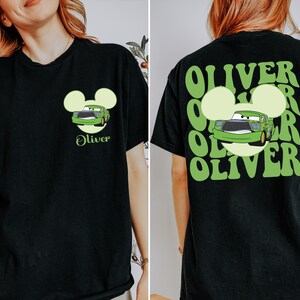 Disney Cars Family Shirt, Mama And Dada Matching T-Shirt, Lightning McQueen & Tow Mater Hoodie, Disneyland Group Vacation Sweatshirt image 5