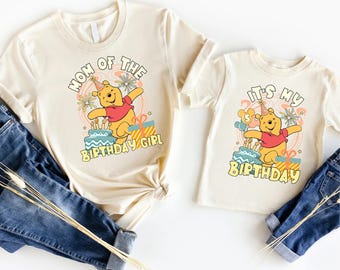 It's My Birthday Winnie the Pooh Shirt, Custom Disney Birthday Girl Shirt, Disney Family Matching Birthday Shirt, WDW Birthday Party Shirt