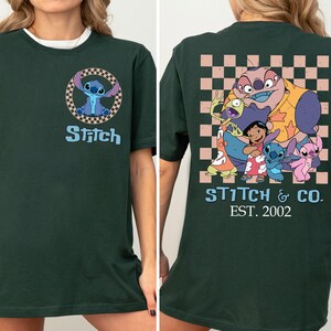 Camiseta de Stitch Angel Lilo Family Vacation, camiseta de la película de Disneyland imagen 5