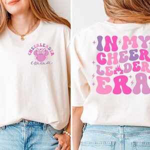 Sudadera de la era de las animadoras, sudadera con capucha del escuadrón de Minnie Mouse de Disney, camiseta de Disneyland 2026 imagen 3