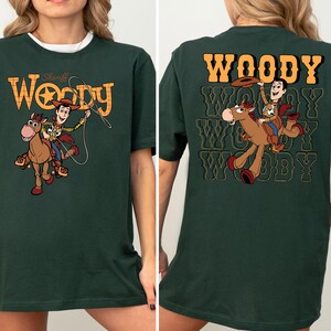 Sheriff Woody Bullseye Sweatshirt, Toy Story Western Pixar Shirt Bild 5