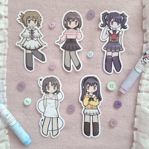5 stuks she just like me fr stickers
