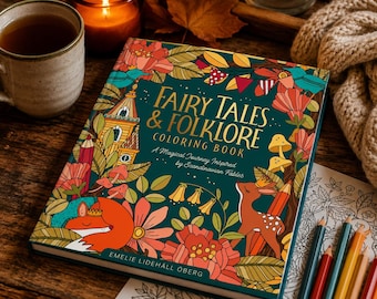Fairy Tales & Folklore Coloring Book: A Magical Journey Inspired by Scandinavian Fables