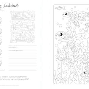 By the Seaside Coastal Coloring Book: 60 Patterns to Transport You to Your Happy Place image 8