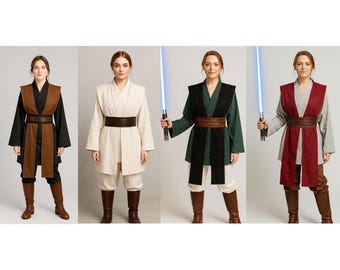 Customizable Cotton Jedi Costume, Galactic Warrior Outfit