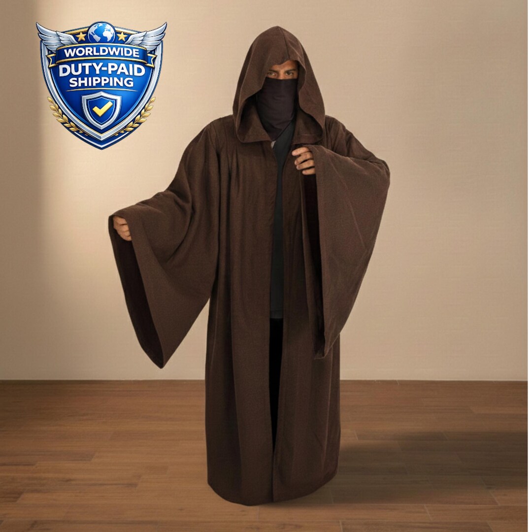 Darth Sidious Emperor Palpatine Hooded Robe | Drak Lord Inspired Cloak ...