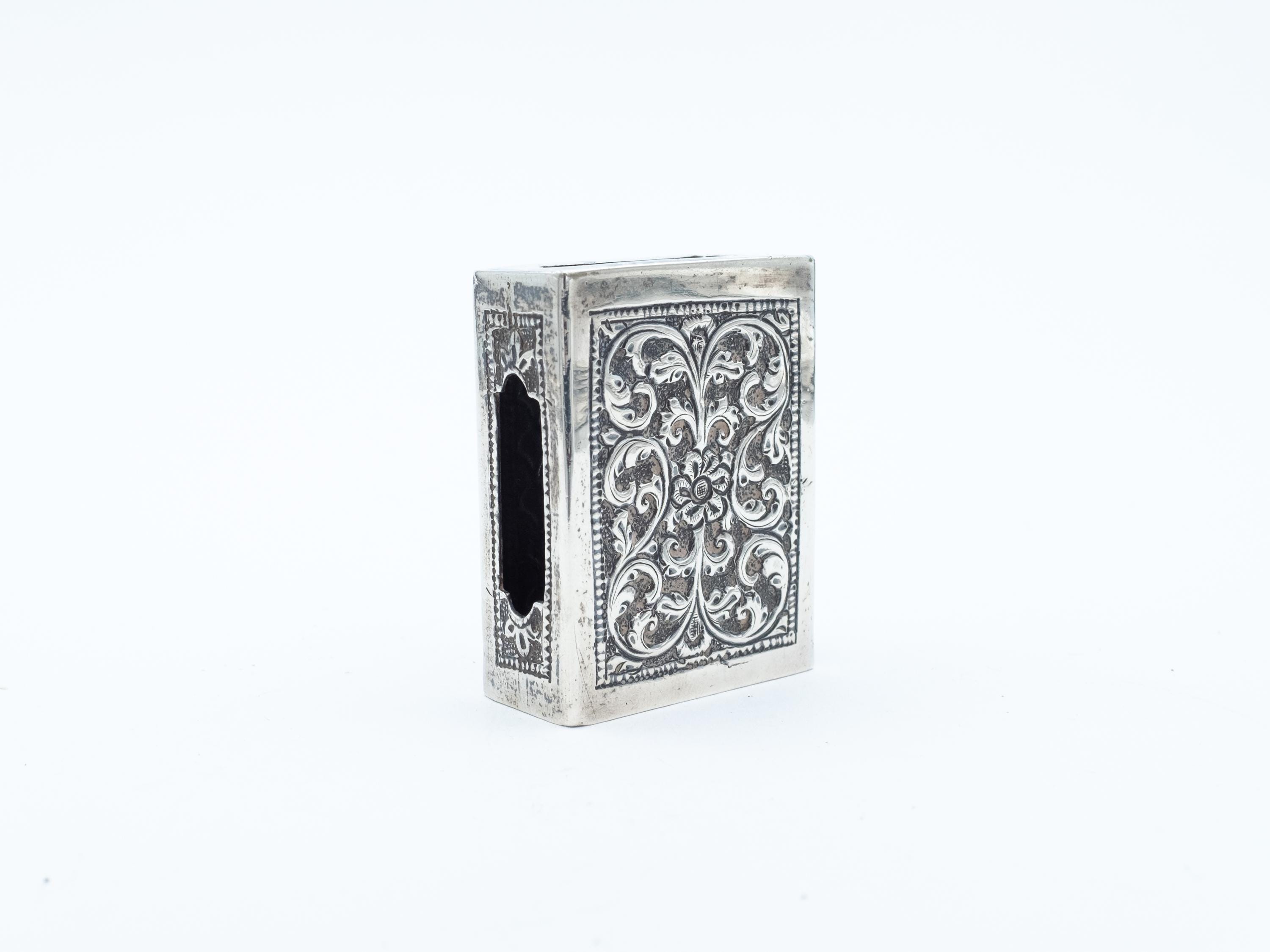 Vintage Silver Matchbox - Etsy Canada