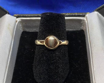 Moonchild's Fulani Special 14K Solid Gold African Fulani Plain Domed Ring