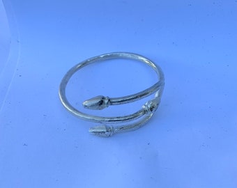 Custom Order Nesa's Neptune Heavy Sterling Silver Bangle