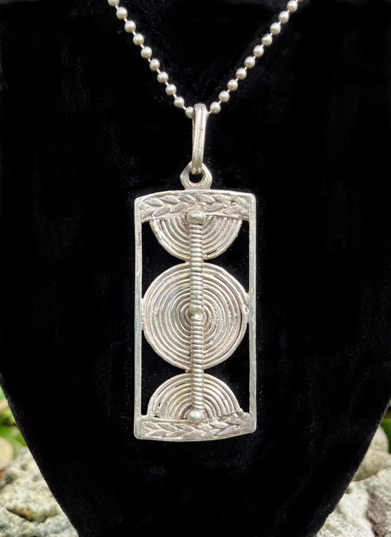 The Three Shields sterling silver Talisman It's A Guy thing image 1