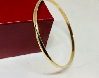 18K Solid Gold Bangle, Pay as low as 300.00  w/ your own Scrap Gold!