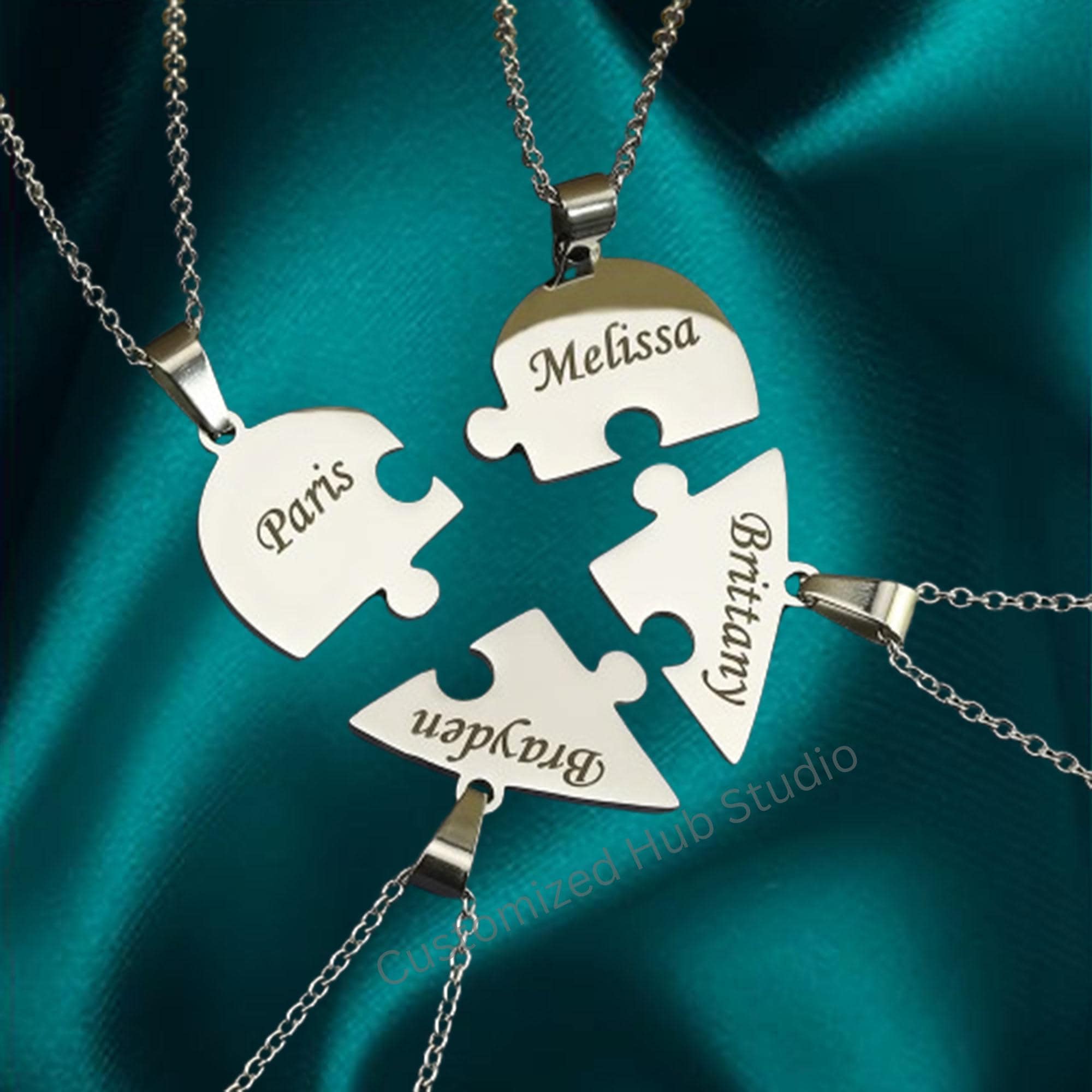 Puzzle piece necklace - Etsy 日本