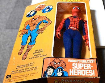 1977 Mego Spider-Man 12.5 Inch Action Figure (Canadian Variant)