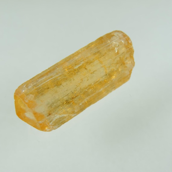 Yellow Orange Imperial Topaz Crystal, Terminated Specimen, Brazil