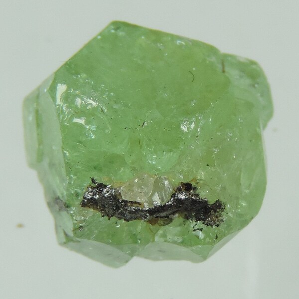 mint green tsavorite garnet terminated crystal specimen, merelani , 8.1 cts #4