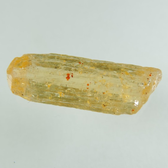 Yellow Orange Imperial Topaz Crystal, Terminated Specimen, Brazil