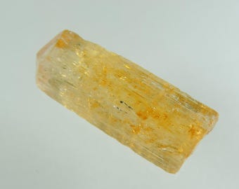 Yellow Orange Imperial Topaz Crystal, Terminated Specimen, Brazil