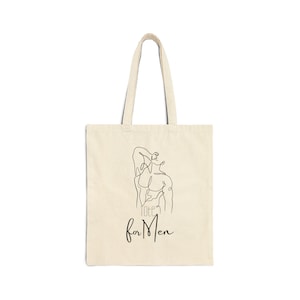 Stylish Cotton Canvas Tote Bag for Men | Inspirational Quotes, Eco-Friendly, Perfect Gift for Men, Motivational Tote, Everyday Use