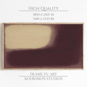 Plum Japandi Samsung Frame TV Art: Minimalistisches Zen-Dekor (Digitaler Download) #TV44