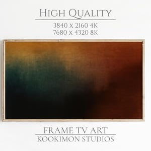 Japandi Frame TV Art: Moderne abstrakte Tuschewaschung, 4K 8K (Digitaler Download) #TV71