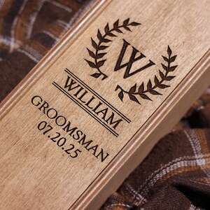 Groomsman gift box engraved & Manual Folding Knife Personalized - Groomsmen gift set, custom proposal gift, groomsmen asking