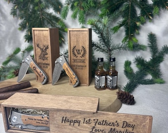 Dad Pocket Knife, Fathers Day Gift Box Personalized with Name,Dad Gift, Best Dad Gift, Fathers Day Gift, Dad Gift, Dad Knives, Folding Knife