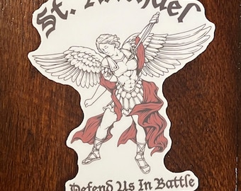 Pegatina de vinilo de San Miguel