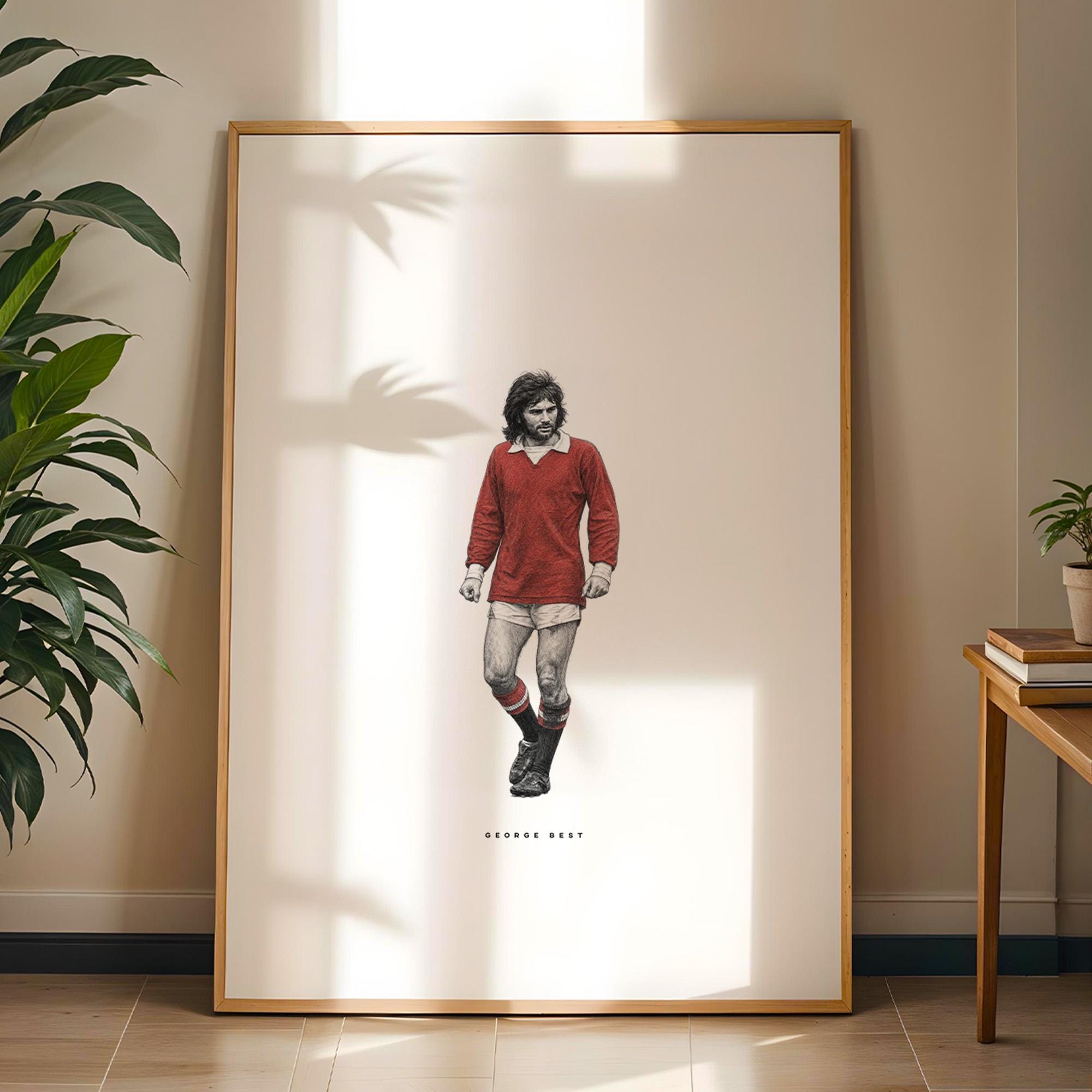 Retro Manchester United Poster - Etsy