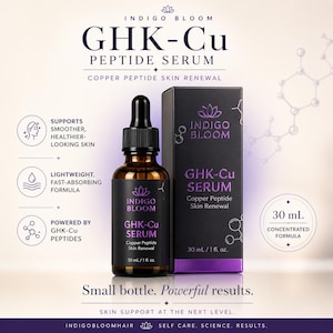 Lightweight Copper Peptide Serum: Hydrating Skin Support, Barrier Care, Glow image 1